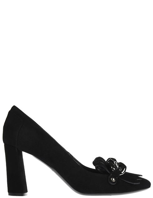 женские черные замшевые Туфли Casadei 1D067E080-C896000 - фото-5