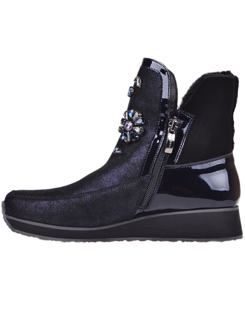 женские черные Ботинки Marzetti 7441-З-LZ-blu_black - фото-2