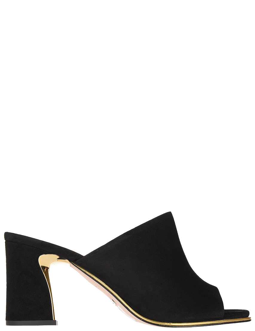 женские черные Мюли Sebastian 7552-black - фото-2