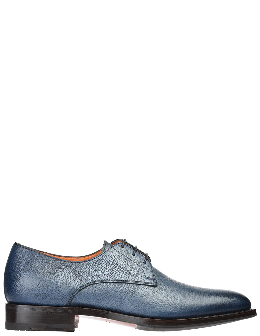 Мужские дерби Santoni S14303_blue