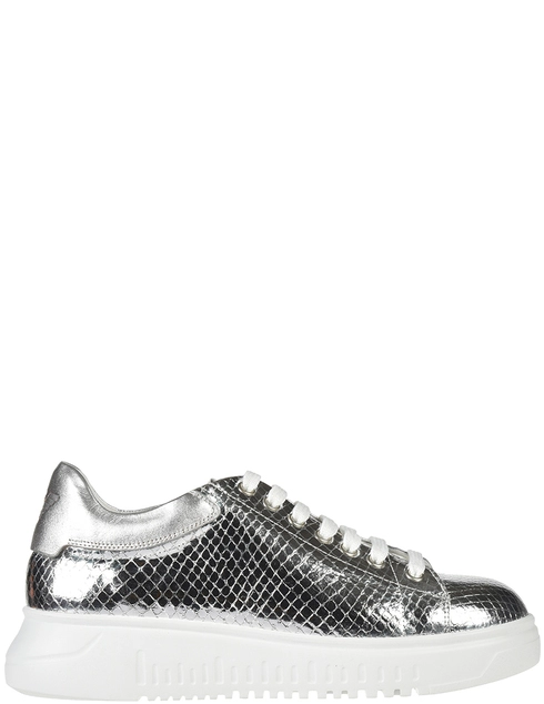 женские серебряные Кеды Emporio Armani X3X024XL882-A647 - фото-2