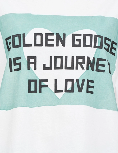 Golden Goose Deluxe Brand T-SHIRT-Bianco_white фото-4