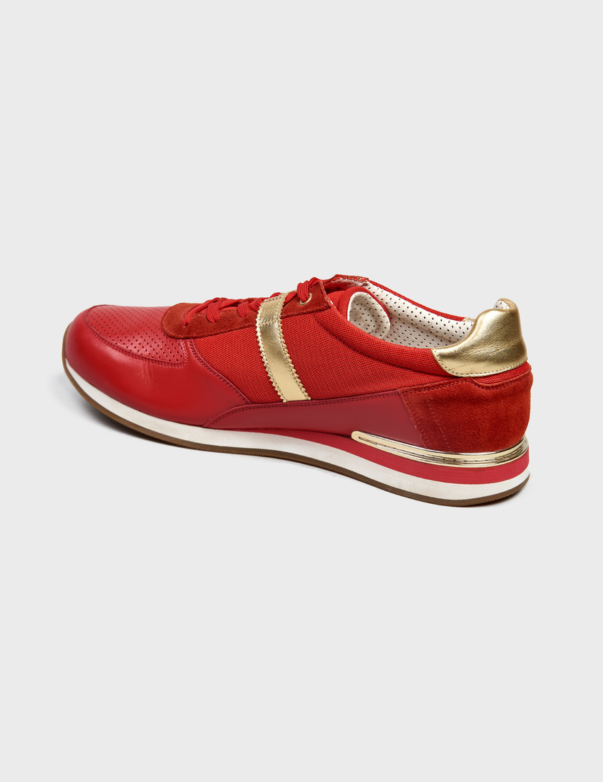 мужские красные Кроссовки Dolce & Gabbana CS1453-Rosso_red - фото-2