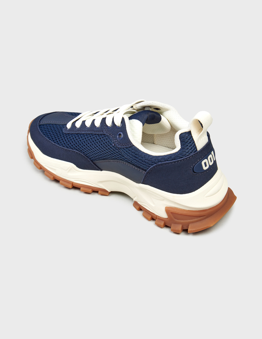 мужские синие Кроссовки Armani Exchange XUX194-XV793-K568_blue - фото-2