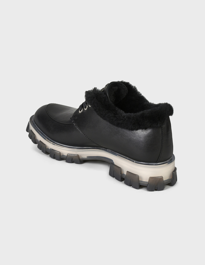 женские черные Дерби Helena Soretti JOVA-020-black - фото-2
