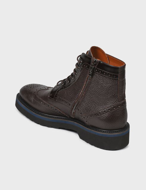 мужские коричневые Ботинки Alberto Guardiani AG1144MAR-brown - фото-2