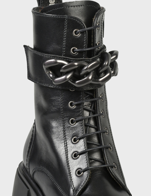 женские черные Ботинки Pertini 212W31283C6 - фото-6