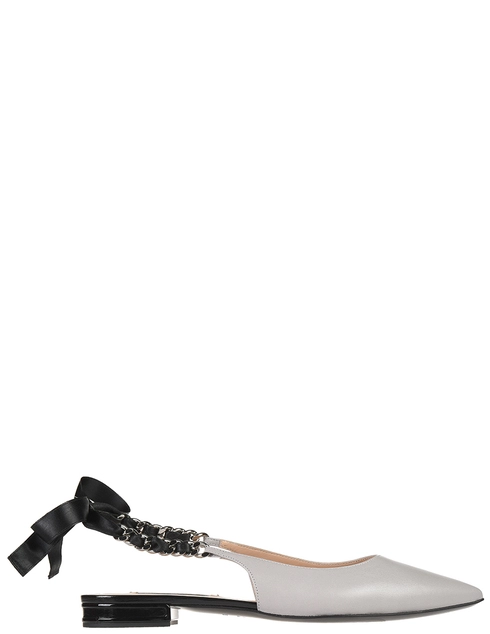женские серые Босоножки Casadei 675-gray - фото-2