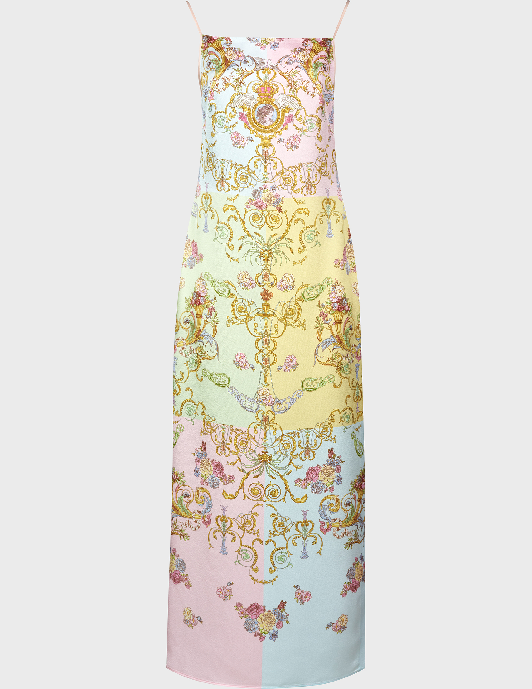 

Платье, Многоцветный;принт