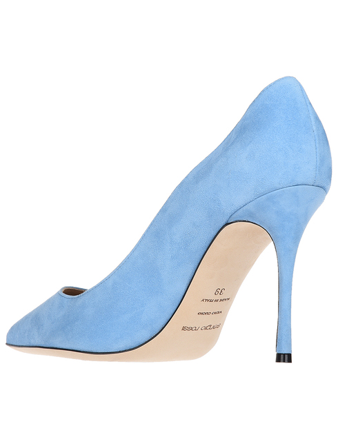 женские голубые Туфли Sergio Rossi S43843_blue - фото-2