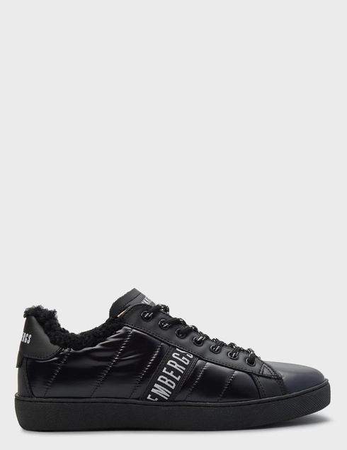 мужские черные текстильные Кеды Bikkembergs 29200_black - фото-5