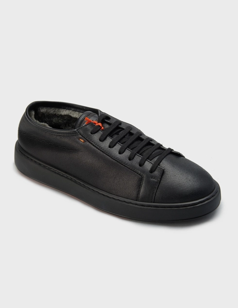 черные Кеды Santoni MBSD21533-N01_black