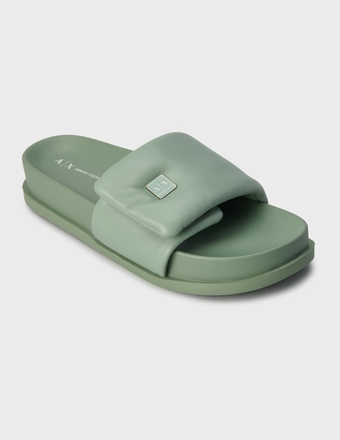зеленые Шлепанцы Armani Exchange XDP061XV926-01817_green