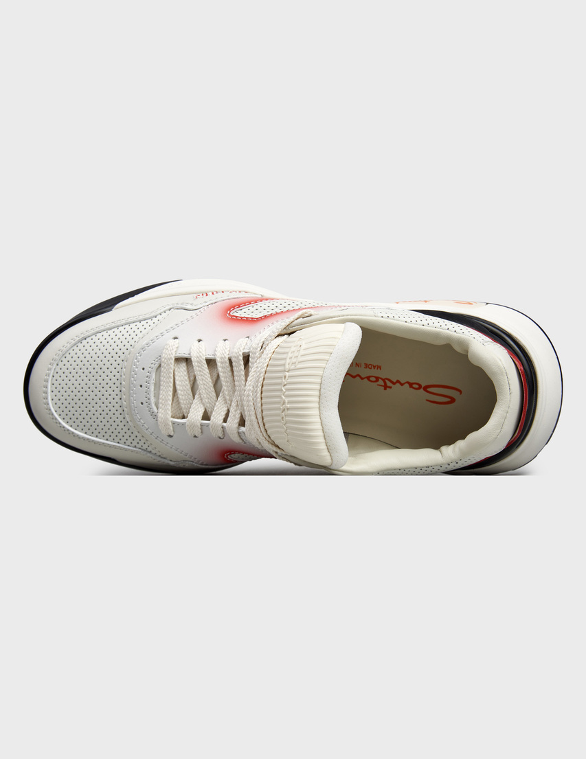 белые мужские Кроссовки Santoni 21973_white 20765 грн