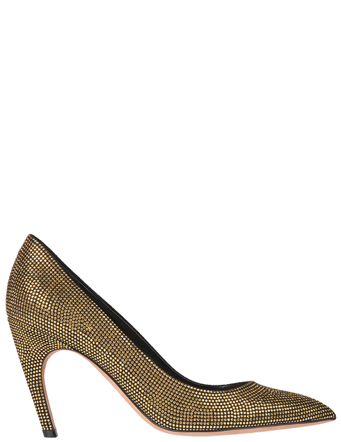 женские золотые замшевые Туфли Christian Dior KCP389SSDS21X-1819_gold - фото-5