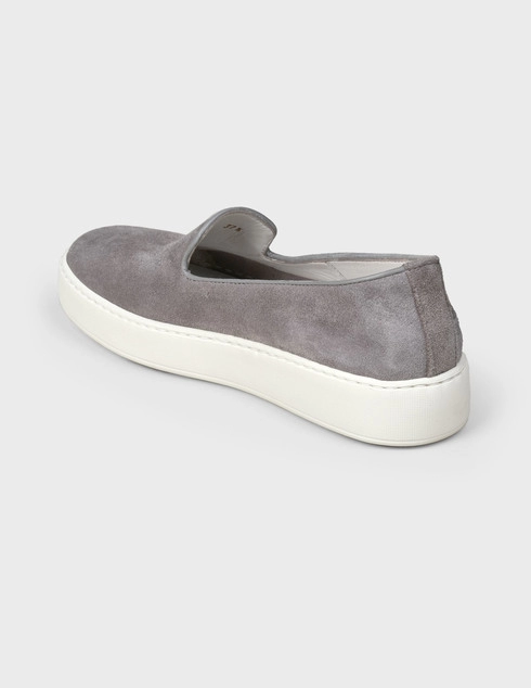 женские серые Слиперы Santoni WBCE54575BA6CUEYG40-gray - фото-2