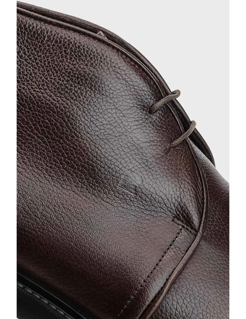мужские коричневые кожаные Ботинки Fratelli Rossetti 46866 - фото-5