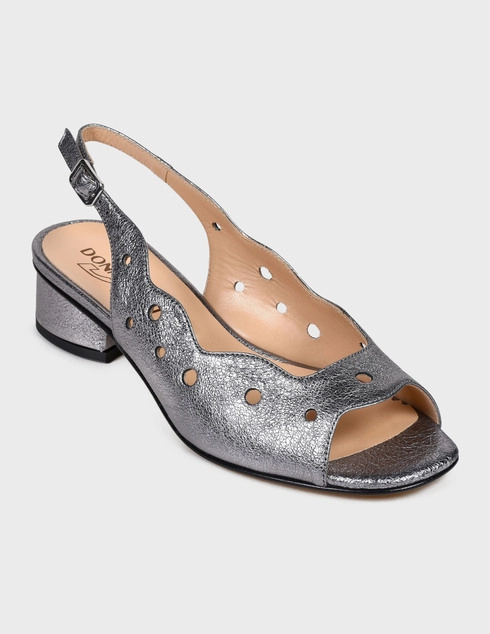 серебряные Босоножки Donna Soft DS0847-silver