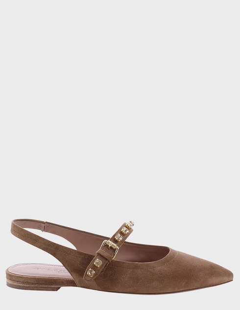 женские коричневые замшевые Босоножки Kennel & Schmenger 114138.0120.2120 - фото-5