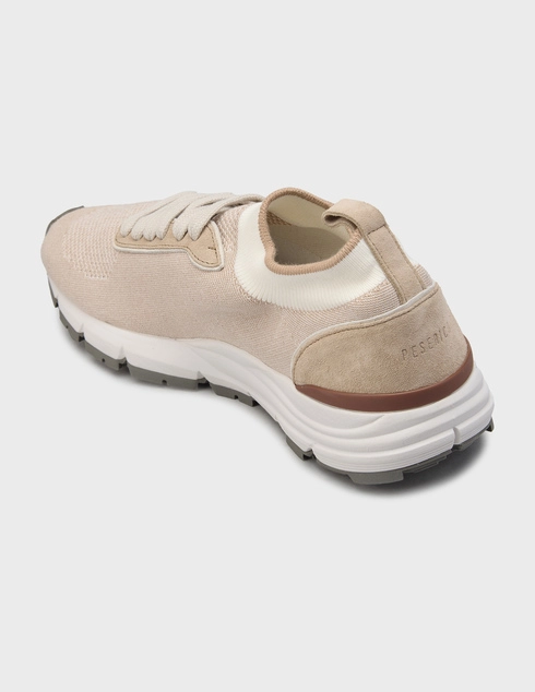 мужские бежевые Кроссовки Peserico 79058--beige - фото-2
