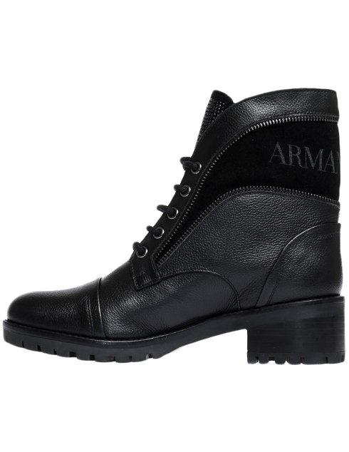 женские черные Ботинки Armani Jeans AGR-5269_black - фото-2