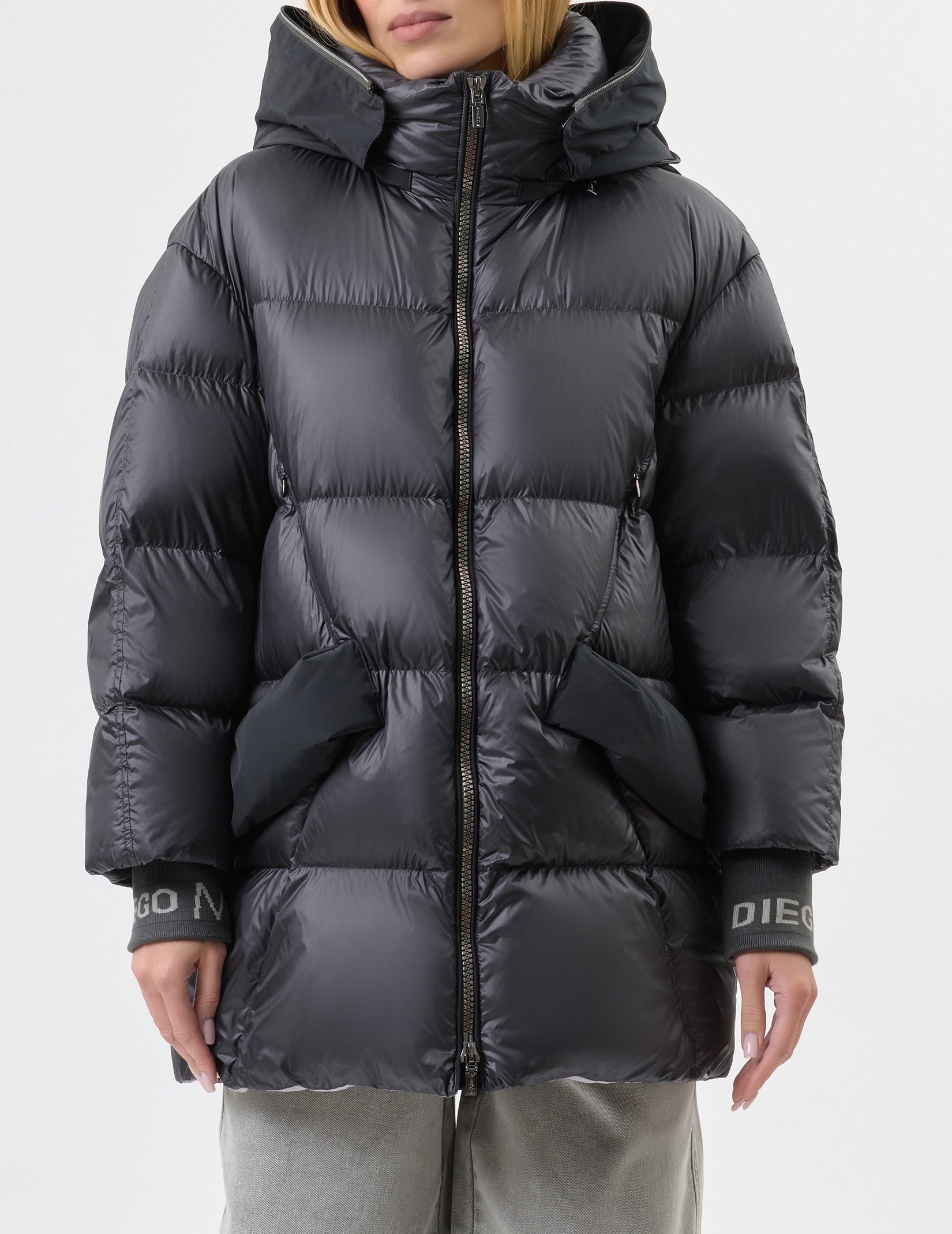 

Пуховик, Серый