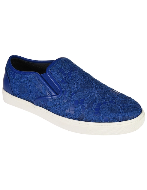 синие Слипоны Dolce & Gabbana СК0028-blue