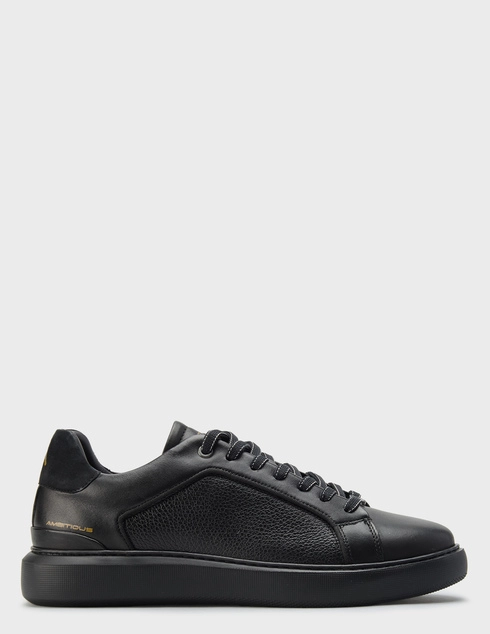 мужские черные кожаные Кеды Ambitious 13854B-6583AM-050_black - фото-5