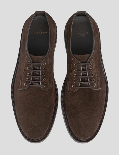мужские коричневые Дерби Hackett London HMS200008-898_brown - фото-2