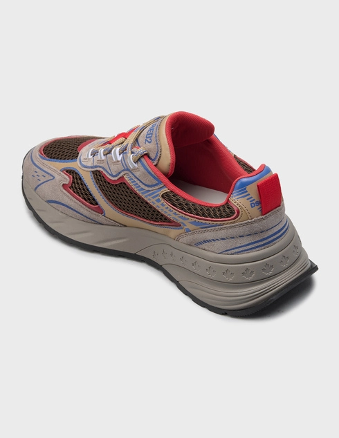мужские многоцветные Кроссовки Dsquared2 0444_multi - фото-2