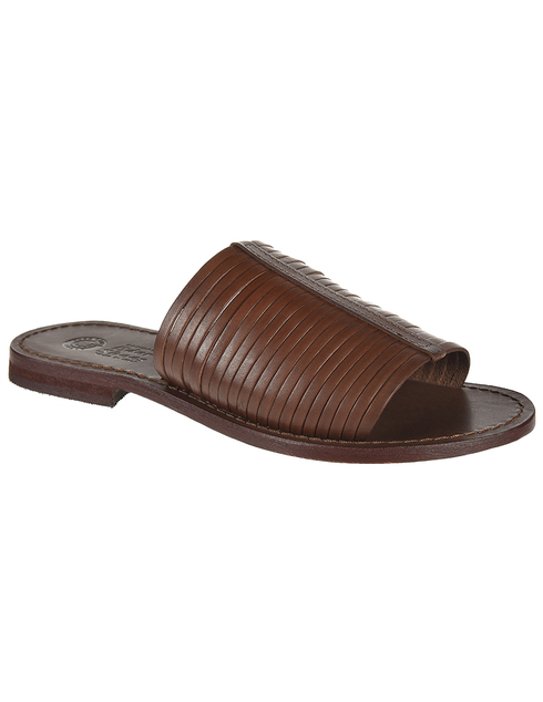 коричневые Шлепанцы Eder Shoes 1613_brown
