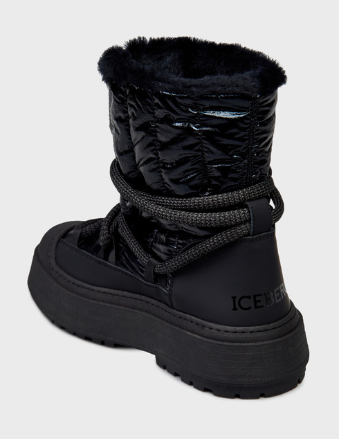 женские черные Ботинки Iceberg 2062-Gom-R_black - фото-2