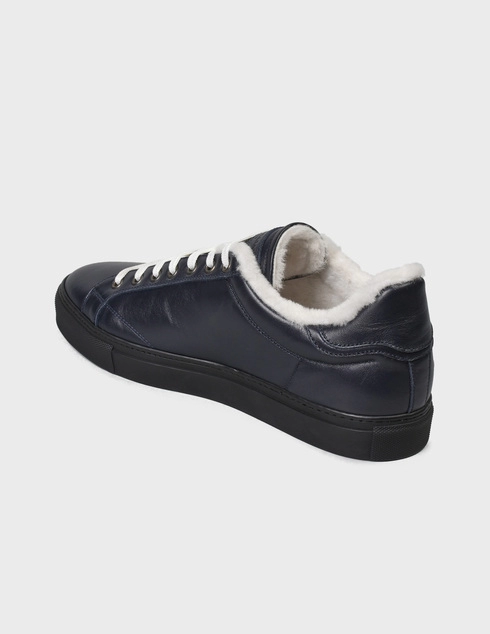 мужские синие Кеды John Galliano 5634-blue - фото-2