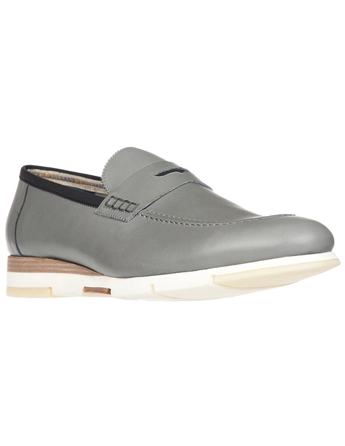 серые Лоферы Alberto Guardiani S76032S_gray
