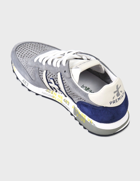 мужские серые Кроссовки Premiata 6141_gray - фото-2