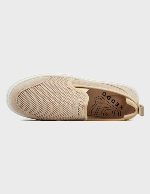 бежевые мужские Слипоны Keddo 857103-03-02_beige 4998 грн