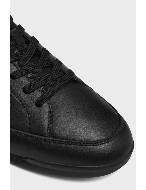 мужские черные кожаные Кроссовки Boss HUGO_BOSS_10156 - фото-5