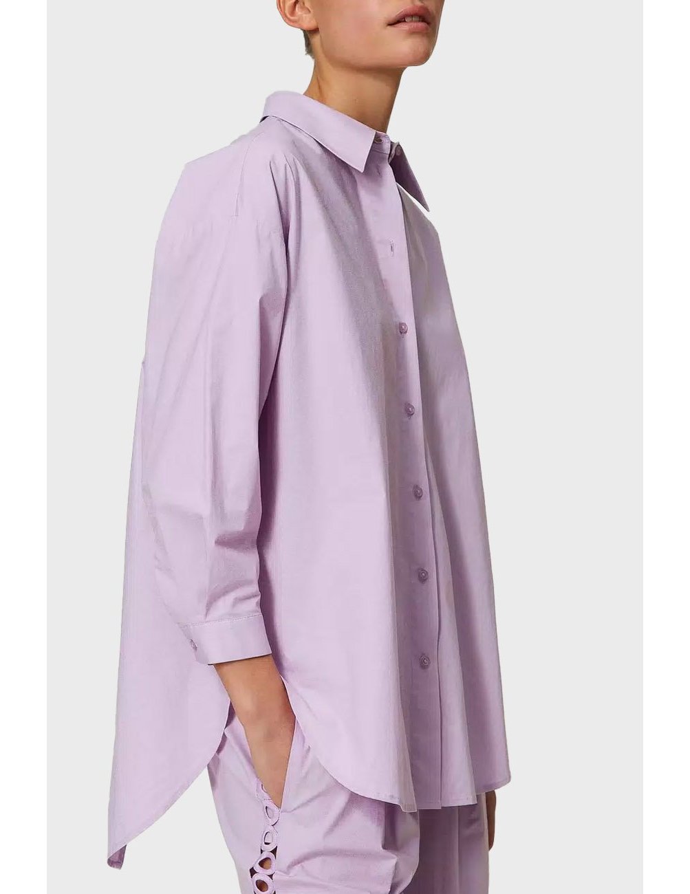 

Рубашка, Сиреневый;фиолетовый