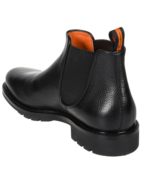 мужские черные Ботинки Santoni SMGWG16986JL5IDION01-black - фото-2