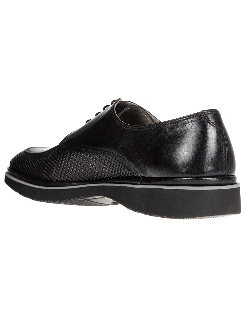мужские черные Дерби Aldo Brue SAB860EF_black - фото-2