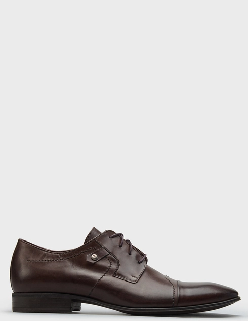 мужские коричневые кожаные Дерби Gino Rossi 501_brown - фото-5