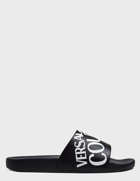 мужские черные резиновые Шлепанцы Versace Jeans Couture AGR-74YA3SQ171352-899 - фото-5