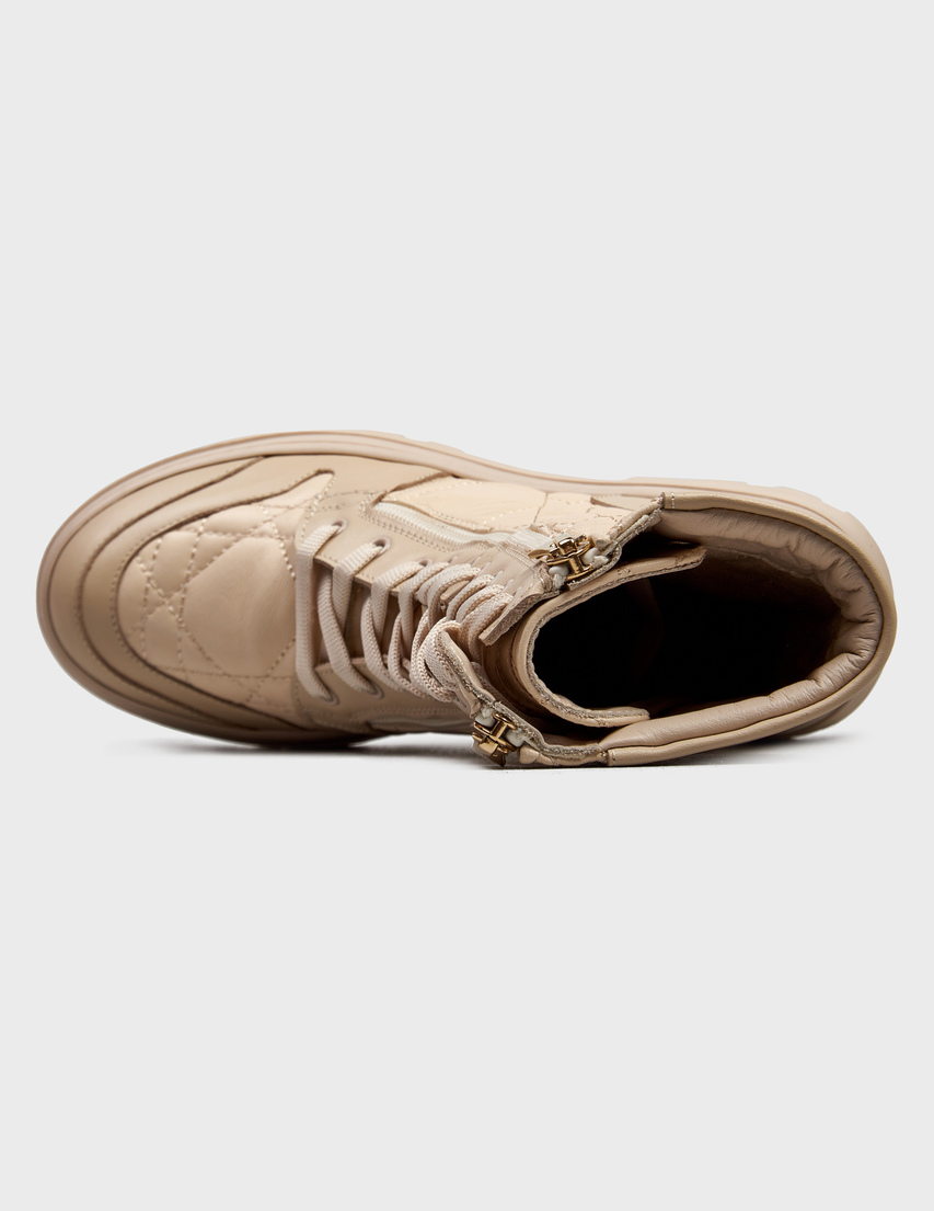 бежевые женские Ботинки Milano Italy 3624023LB_beige 9170 грн
