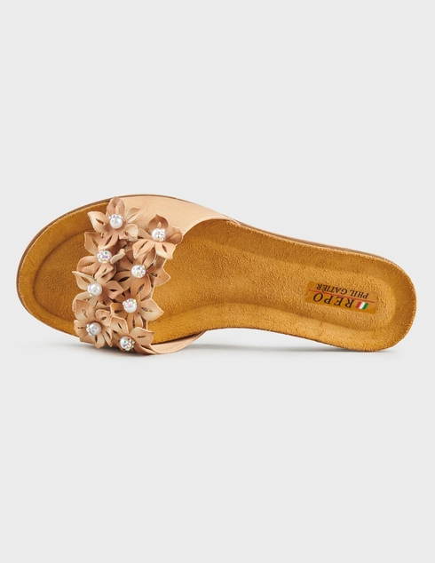 бежевые женские Шлепанцы Repo 70109_beige 5000 грн