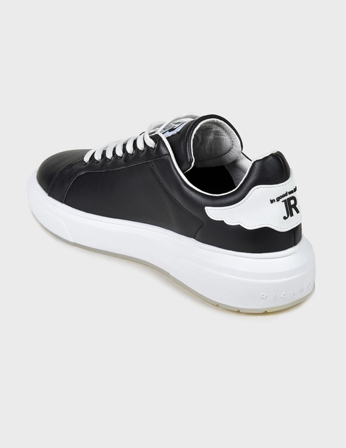 мужские черные Кеды John Richmond 1331К-black - фото-2