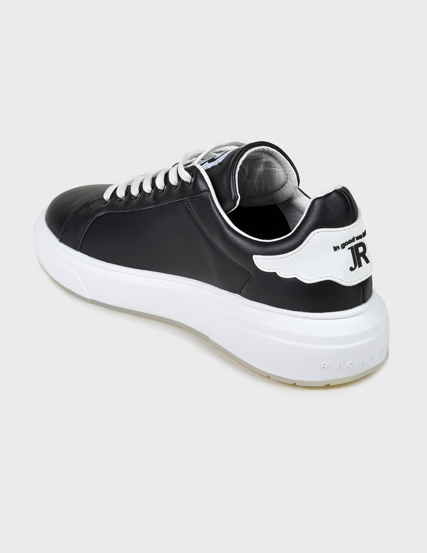 мужские черные Кеды John Richmond 1331К-black - фото-2