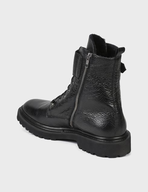 мужские черные Ботинки Frankie Morello 6209-black - фото-2