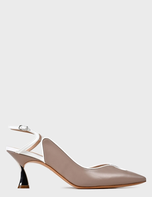 женские бежевые Босоножки Casadei AGR-542-beige - фото-6