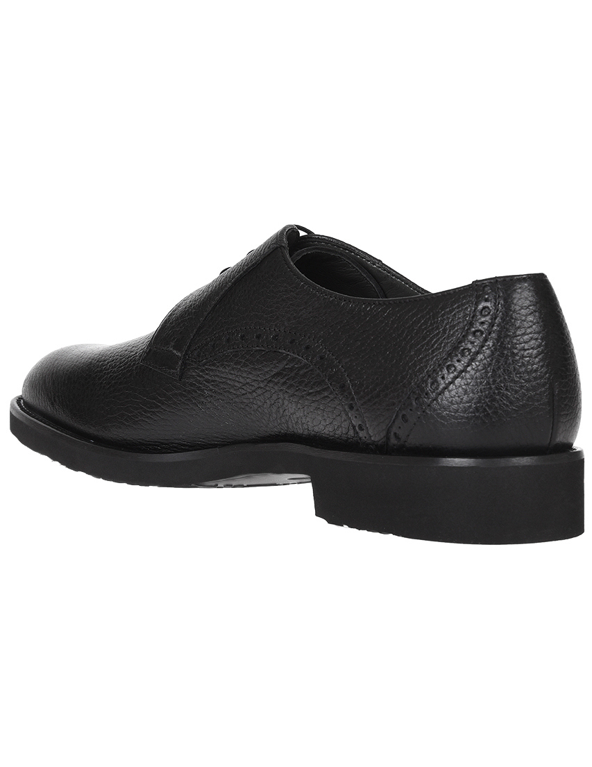 мужские черные Дерби Moreschi AGR-42800_black - фото-2