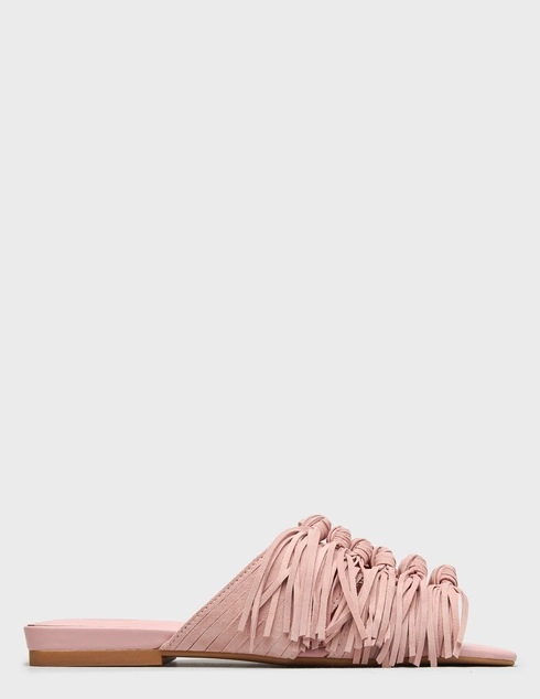 женские розовые замшевые Шлепанцы Ash BRIGITTE-003 - фото-5